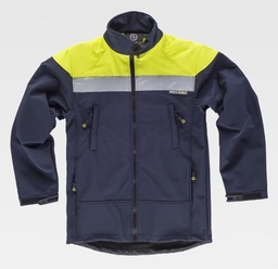 Chaqueta Softshell Cintas Reflectantes - TS9505