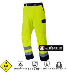 [PFR92] Pantalón Alta Visibilidad Ignífugo Bizflame Pro - PFR92