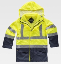 [TC3745] Parka Alta visibilidad Desmontable 4en1 - TC3745