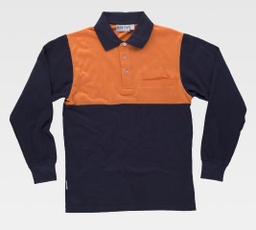 [TC3842] Polo Manga Larga Algodón con Alta Visibilidad -TC3842