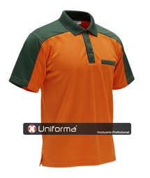 Polo Técnico Bicolor Alta Visibilidad -TC2805