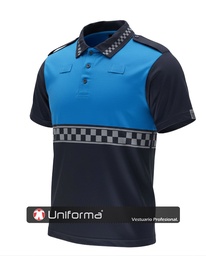 [TC3855] Polo Vigilante con Damero - TC3855
