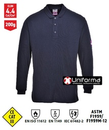 [PFR10] Polo Ignífugo Manga Larga - PFR10