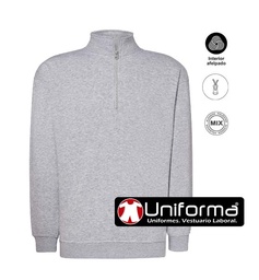 [JHK SWRAZIP] Sudadera Cuello Alto Media Cremallera - HK6032