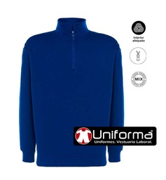 [JHK SWRAZIP] Sudadera Cuello Alto Media Cremallera - HK6032