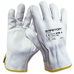 [SAFETOP G214B] Pack 10 Guantes Piel Flor - SFG214B