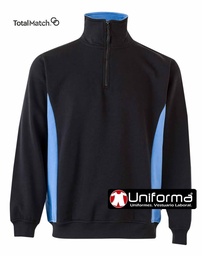 Sudadera Bicolor Cierre Cremallera - V105704