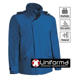 [Valento Manitoba] Chaquetón Largo Ligero Impermeable Acolchado Capucha - VL2340