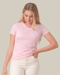 [HK1021] Camiseta Mujer Cuello Pico - HK1021