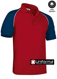 [VL5500] Polo Algodón Combinado con ribete - VL5500
