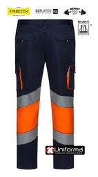 [V303008S] Pantalón Alta Visibilidad Elástico - V303008S