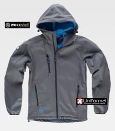 [TS9499] Chaqueta Softshell con Capucha y detalles reflectantes - TS9499
