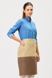 [TM751] Delantal Frances Largo Canvas Bicolor - TM751