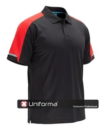 Polo Técnico Bicolor Micropiqué - TWF2850