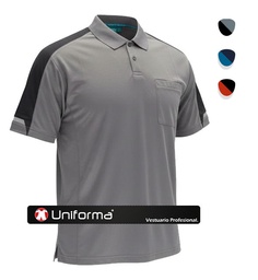 Polo Técnico Bicolor Micropiqué - TWF2850