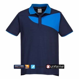 [PPW210] Polo Bicolor Ligero Manga Corta - PPW210