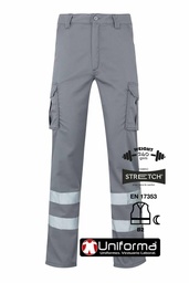 [V103014S] Pantalón Elástico con Bandas Reflectantes - V103014S