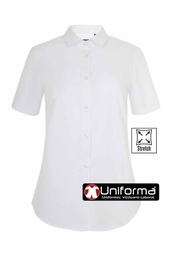 [V405018S] Camisa Stretch Mujer Manga Corta - V405018S