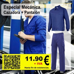 Pack Cazadora + Pantalón Azul - OF101