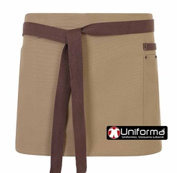 [V404221B] Delantal Mandil Canvas Corto - V404221B