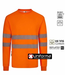 [V305618] Camiseta Alta Visibilidad Manga Larga con Algodón - V305618