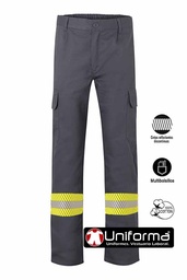 [UN10300350] Pantalón Algodón Ligero con Reflectantes - UN10300350