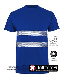 [UN10410] Camiseta algodón Reflectante Nido de Abeja - UN10410