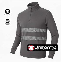 Polar con Reflectantes Media Cremallera UN201501