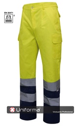 [V303001] Pantalón Bicolor Alta Visibilidad Clase 2 - V303001