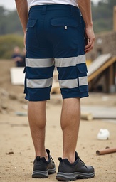 [VL2523] Bermuda Multibolsillos Visibilidad Realzada - VL2523