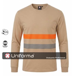 [UN1204] Camiseta Manga Larga con Puños con Bandas segmentadas - UN1204