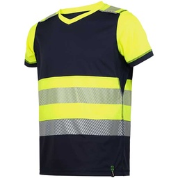 [WR2371] Camiseta bicolor Alta Visibilidad Reciclada - WR2371