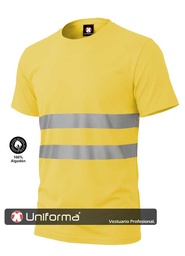 [UN1010] Camiseta Algodón Cintas Reflectantes - UN1010
