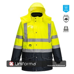 Parka Desmontable 7 en 1 Bicolor - PS426