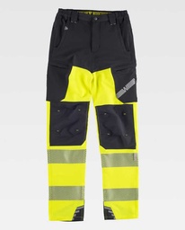 [TC3550] Pantalón elástico combinado de alta visibilidad - TC3550