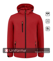 Chaqueta Softshell Tricapa Capucha - BW4127