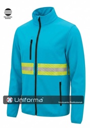 [UN4051] Chaqueta Softshell con Reflectante Bicolor - UN4051